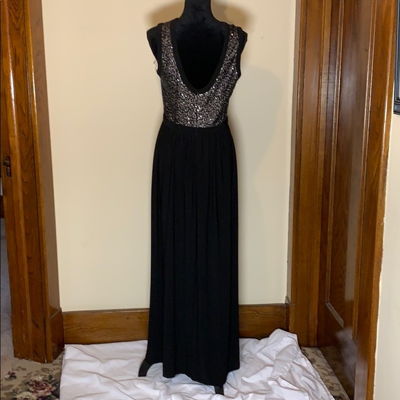 NW Nightway black sequinned dress, 10 - Picture 5 of 5